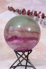 Fluorite Sphere 7.6cm , Sold As Seen Spheres Tali & Loz Crystals