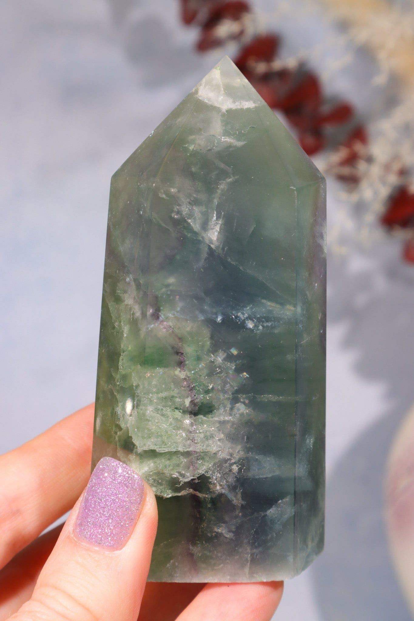 Fluorite Tower 9.4cm Towers Tali & Loz Crystals