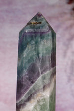 Fluorite Tower With Natural Cavities 1.2KG Towers Tali & Loz Crystals
