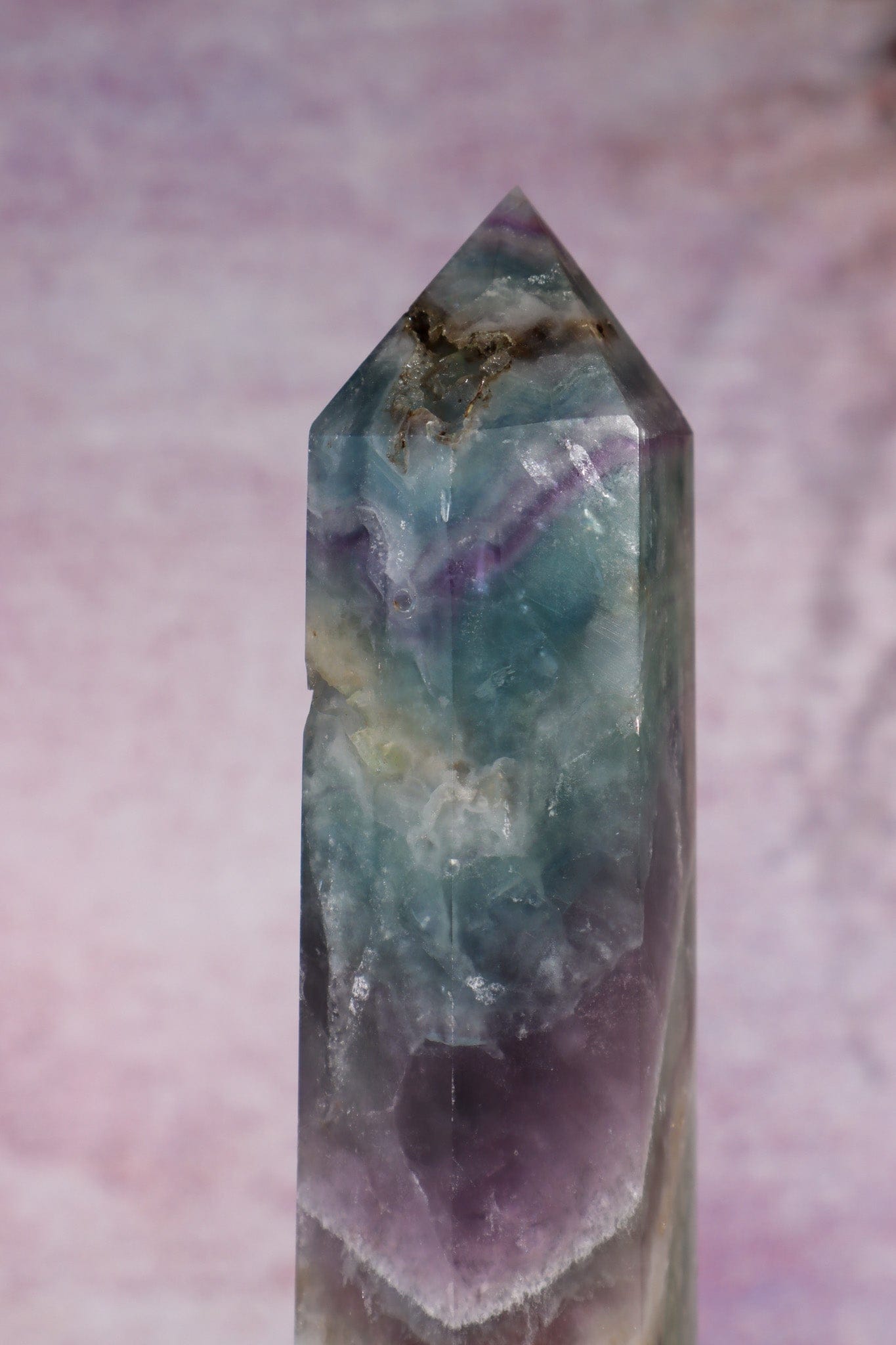 Fluorite Tower With Natural Cavities 1.2KG Towers Tali & Loz Crystals