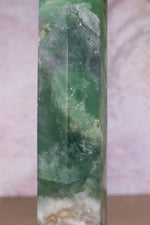 Fluorite Tower With Natural Cavities and Feather inclusions 1.2KG Towers Tali & Loz Crystals