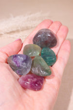 Fluorite Tumblestones 20-30mm - Tali & Loz Crystals