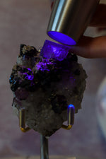Fluorite With Sphalerite and Calcite Specimen 107gr, Illinois Minerals Tali & Loz Crystals