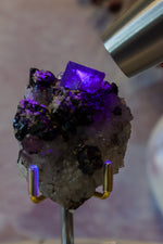 Fluorite With Sphalerite and Calcite Specimen 107gr, Illinois Minerals Tali & Loz Crystals