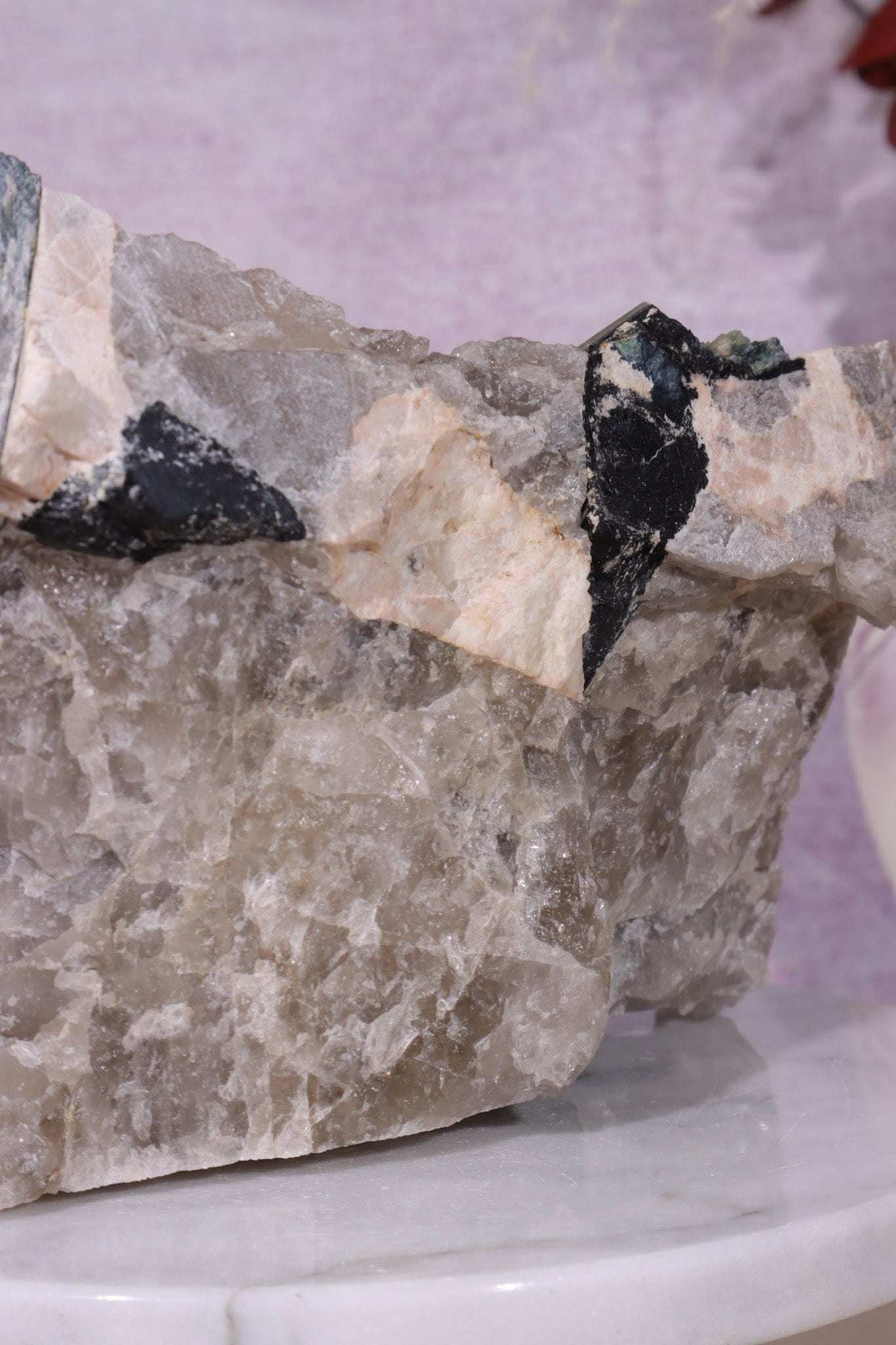 Free Standing Multicolour Tourmaline From Quebec, Canada Specimen Tali & Loz Crystals