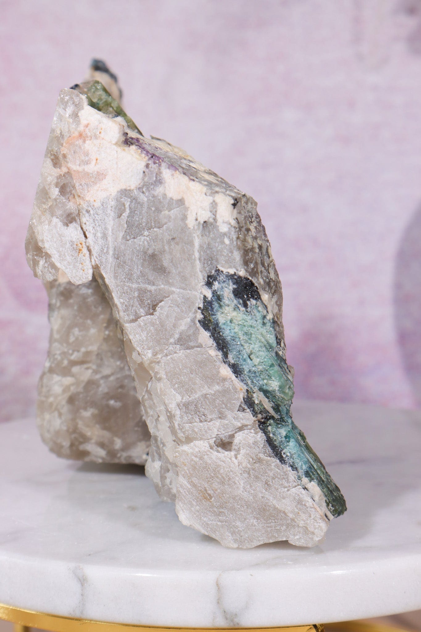 Free Standing Multicolour Tourmaline From Quebec, Canada Specimen Tali & Loz Crystals