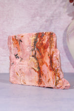 Freestanding Pink Opal Slab, Australia, 12.5cm Freeform Tali & Loz Crystals