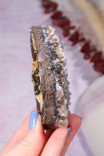 Frosted Manganese Quartz and Limonite Specimen 203gr Specimen Tali & Loz