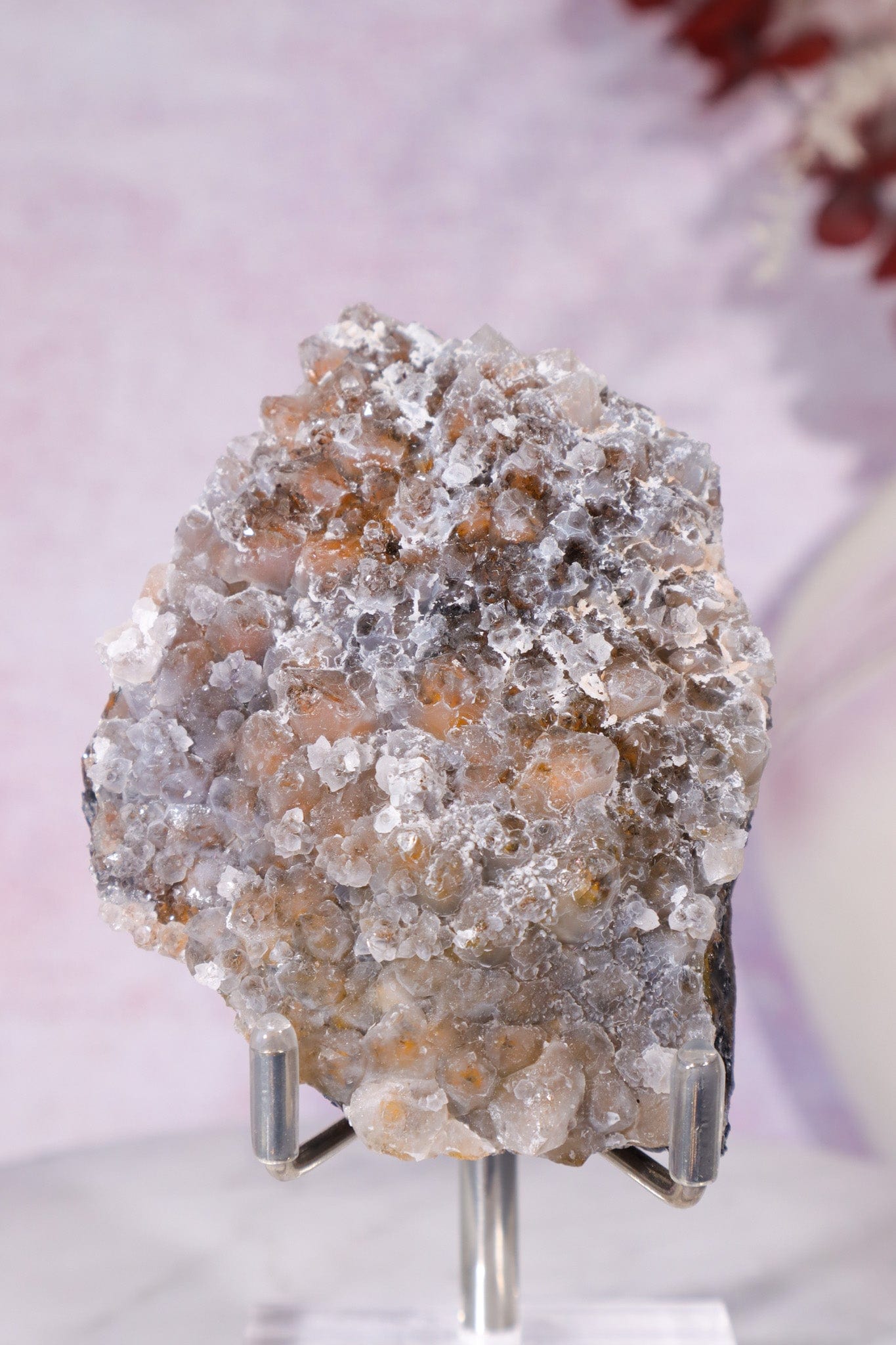 Frosted Manganese Quartz and Limonite Specimen 203gr Specimen Tali & Loz