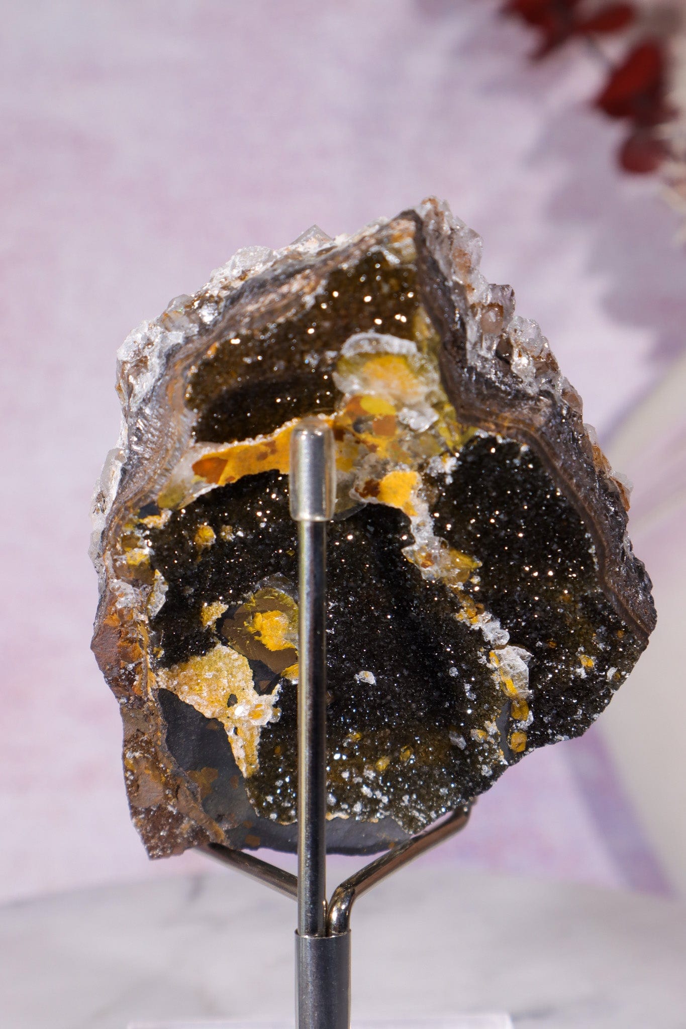 Frosted Manganese Quartz and Limonite Specimen 203gr Specimen Tali & Loz