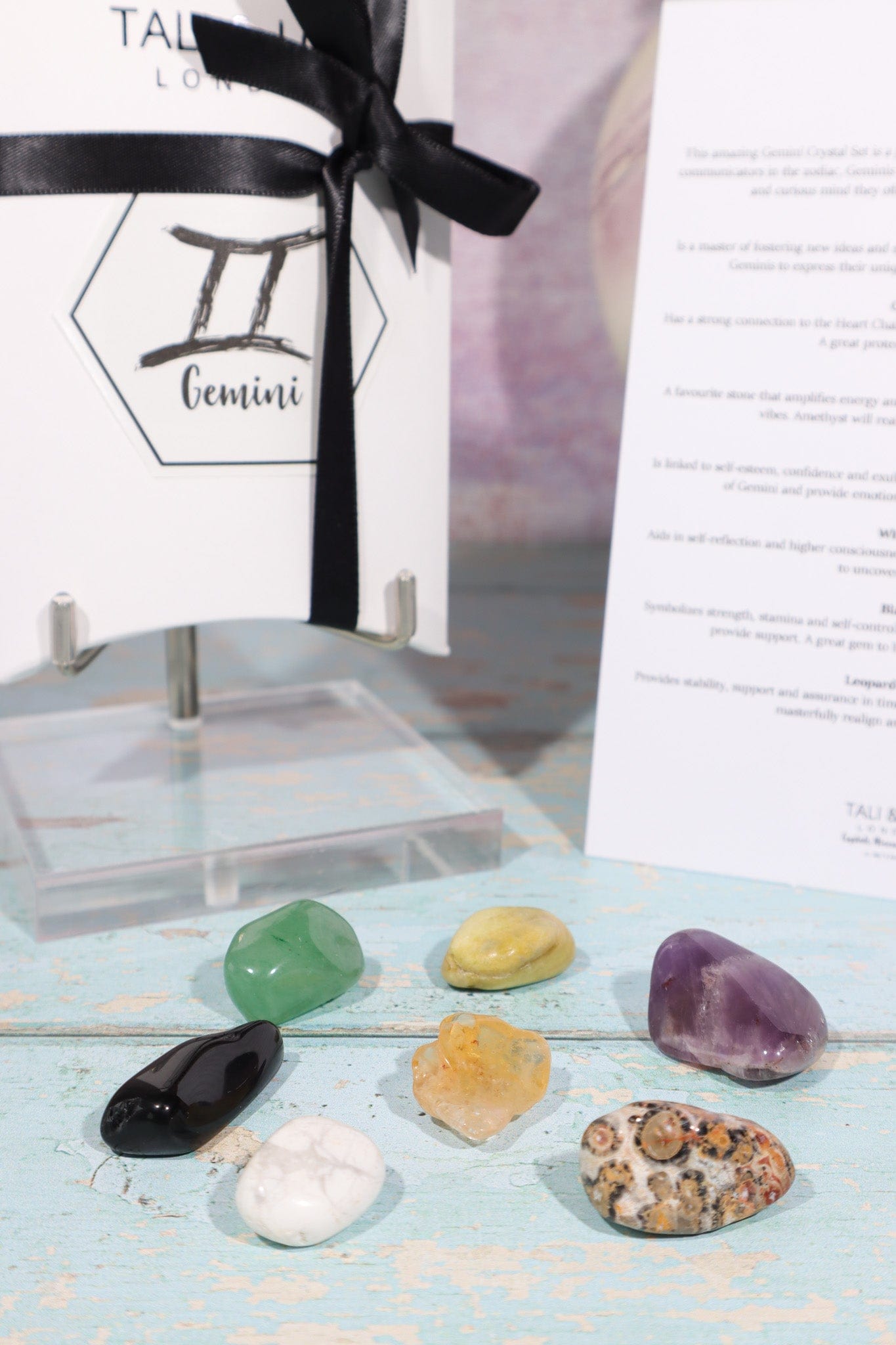 Gemini Zodiac Crystal Set Crystal Sets Tali & Loz Crystals