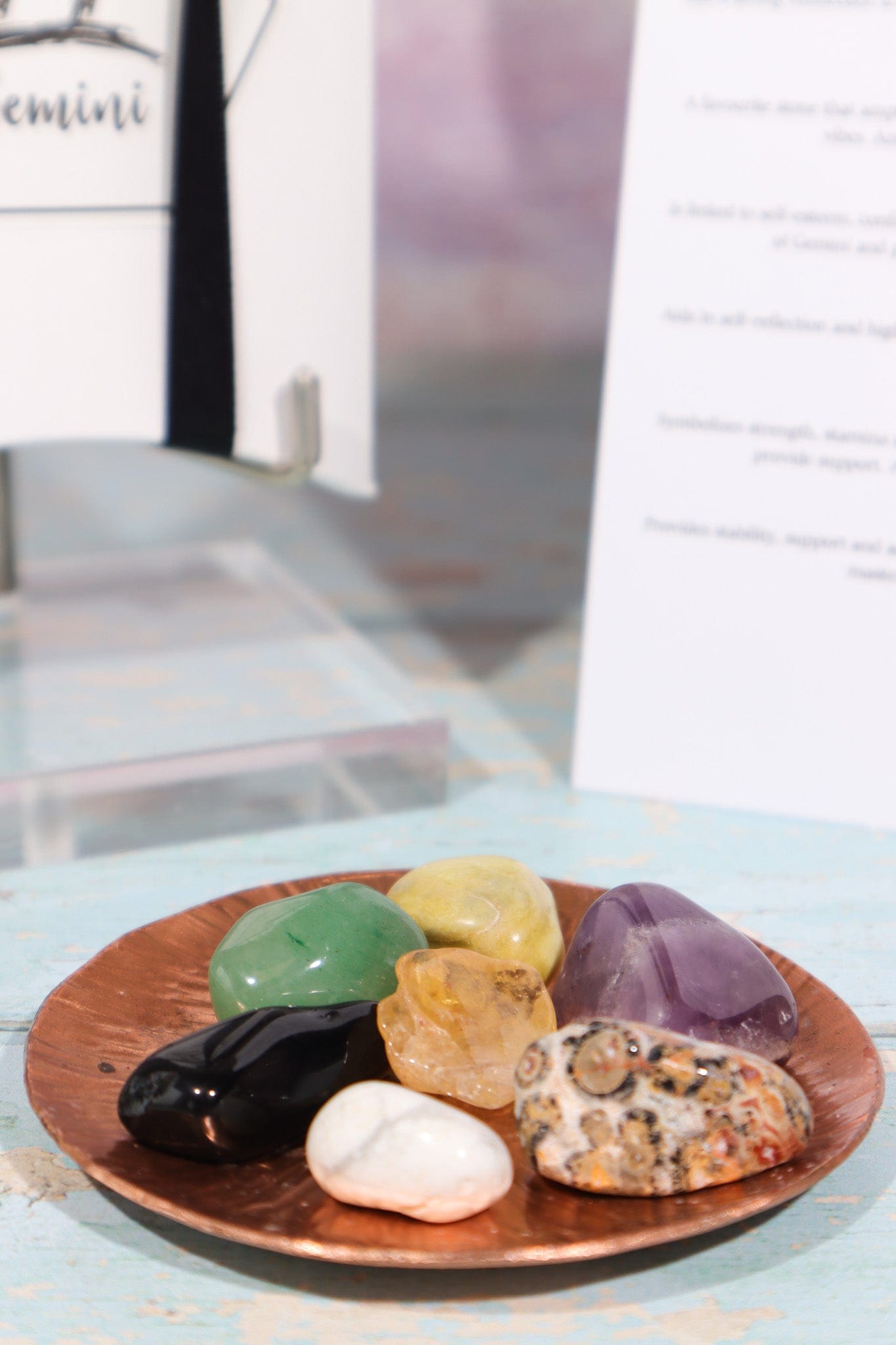 Gemini Zodiac Crystal Set Crystal Sets Tali & Loz Crystals