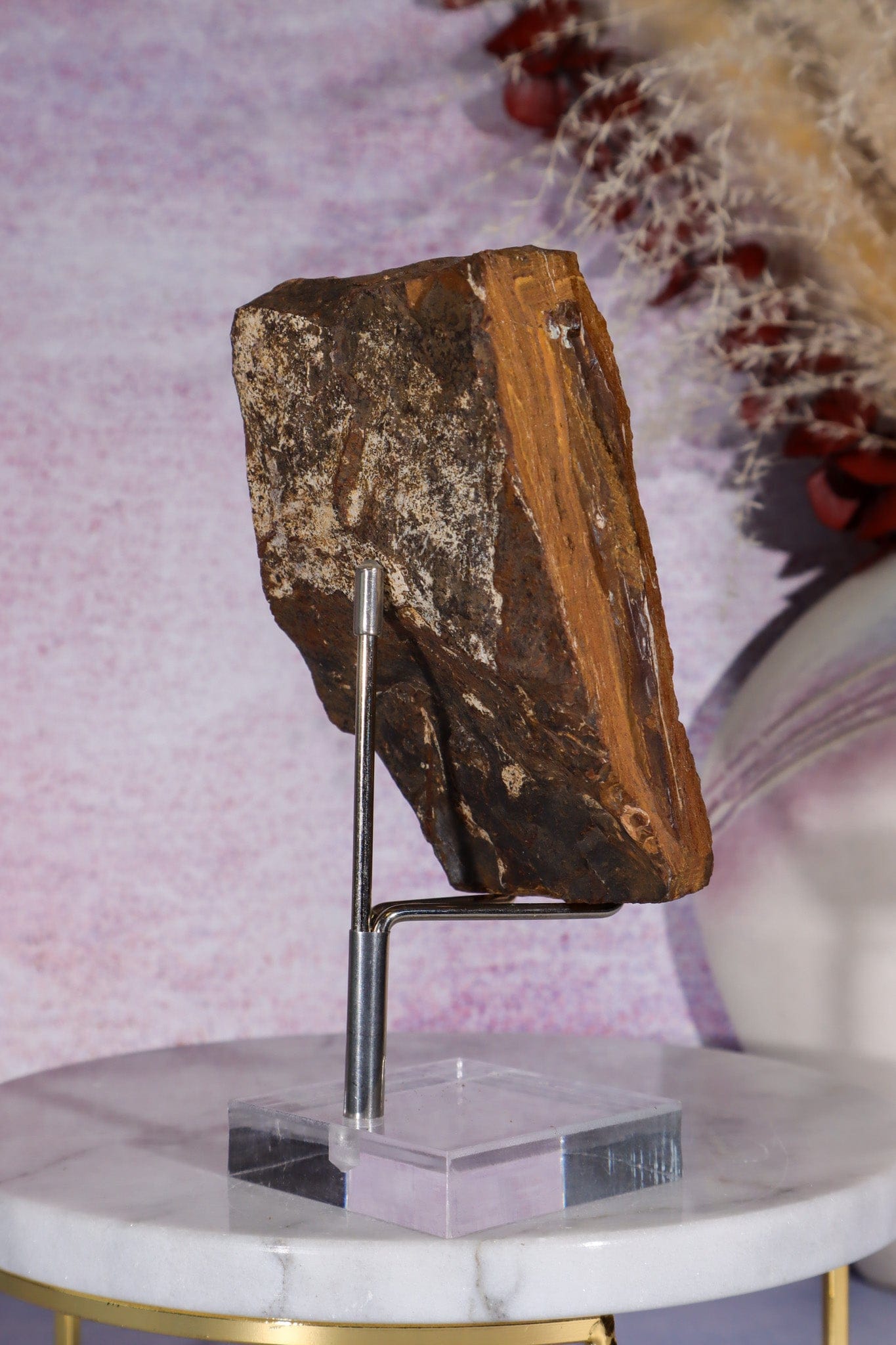 Ginkgo Leaf Fossil 10cm, North Dakota Fossil Tali & Loz Crystals