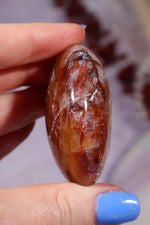 Golden Healer Hematoid Quartz Palmstone 5.2cm Palm Stone Tali & Loz Crystals