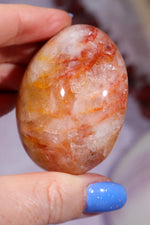 Golden Healer Hematoid Quartz Palmstone 5.5cm Palm Stone Tali & Loz Crystals