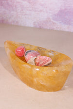 Golden Healer Quartz Bowl 0.6KG Bowls Tali & Loz Crystals