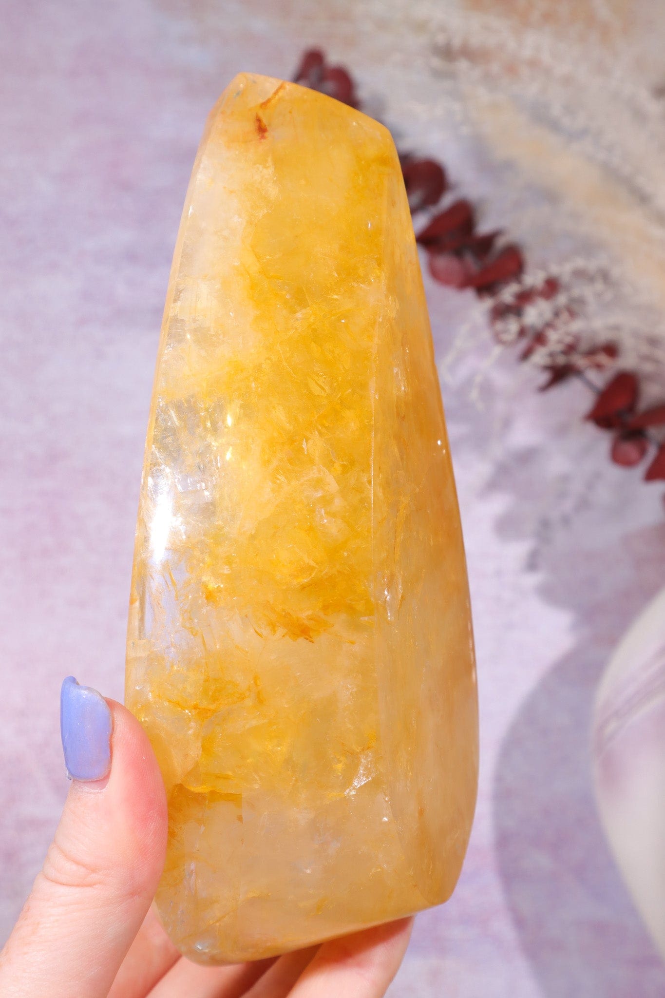 Golden Healer Quartz Bowl 0.6KG Bowls Tali & Loz Crystals