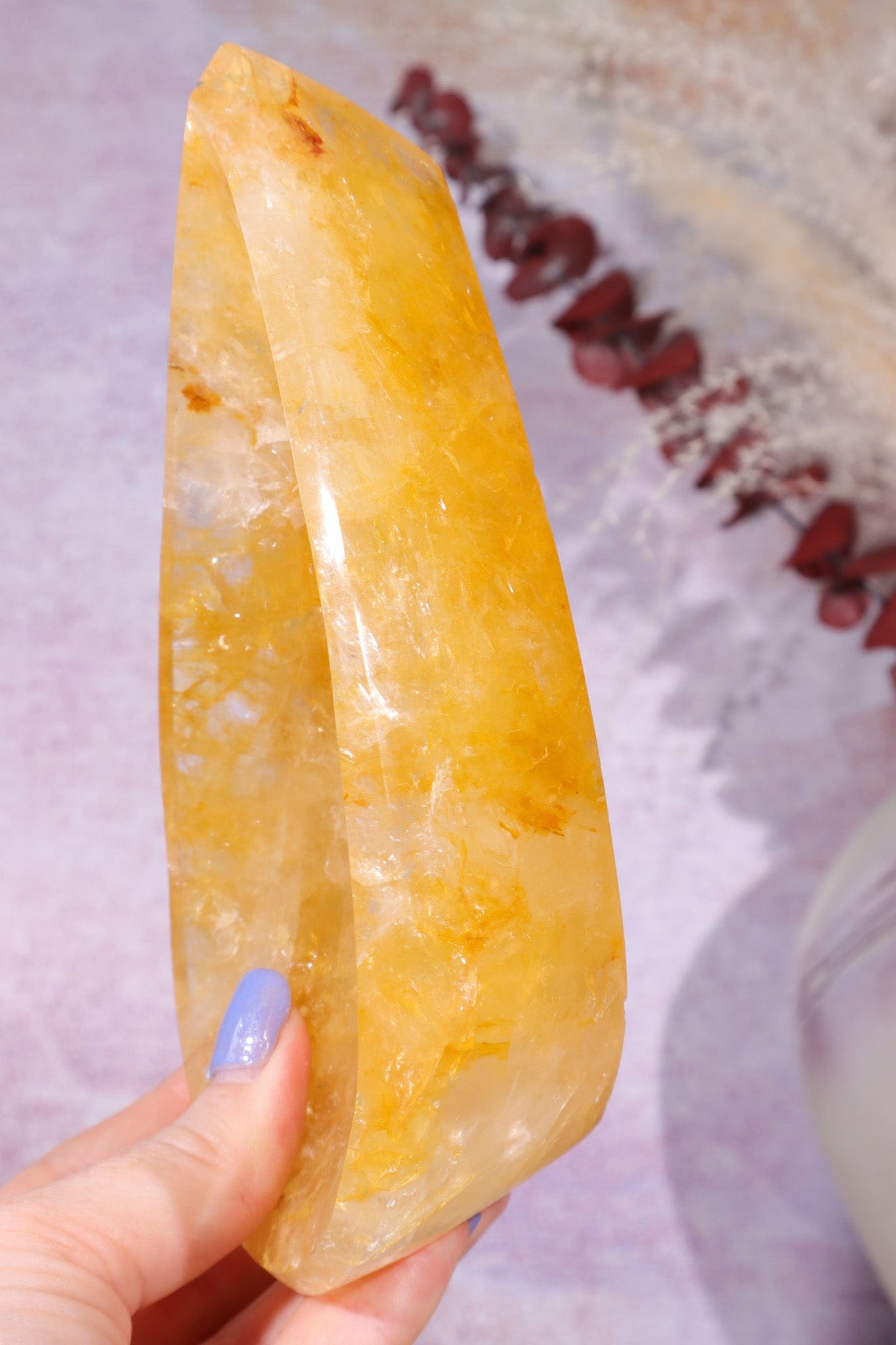 Golden Healer Quartz Bowl 0.6KG Bowls Tali & Loz Crystals