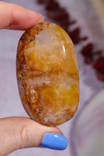 Golden Healer Quartz Palmstone 6cm Worry stones Tali & Loz Crystals