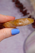 Golden Healer Quartz Palmstone 6cm Worry stones Tali & Loz Crystals