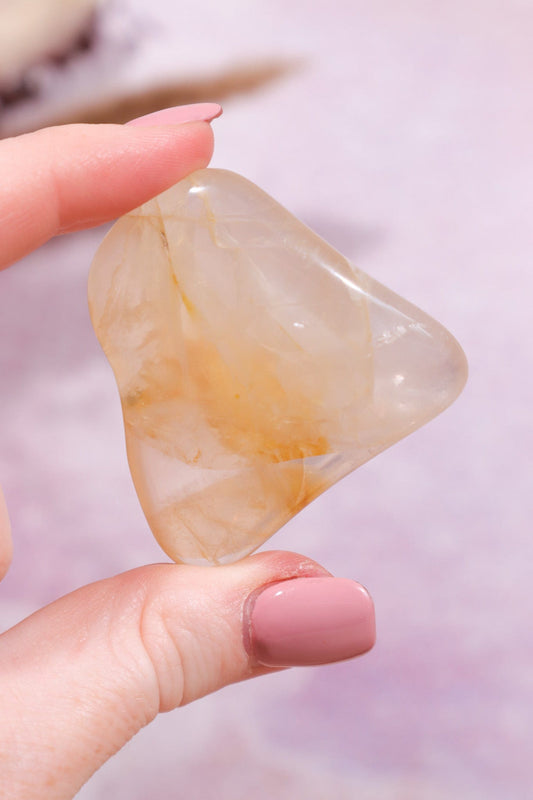 Golden Healer Quartz Pebble 4.5cm Pebbles Tali & Loz Crystals
