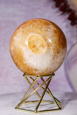 Golden Healer Quartz Sphere 7cm, Brazil Spheres Tali & Loz Crystals