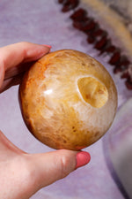 Golden Healer Quartz Sphere 7cm, Brazil Spheres Tali & Loz Crystals