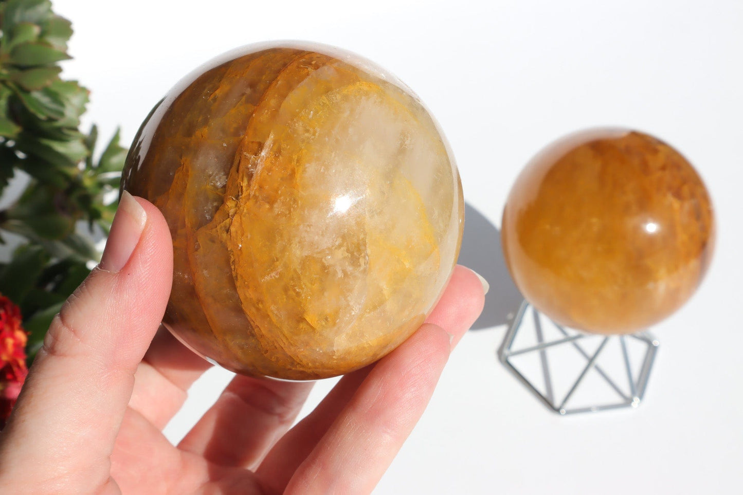 Golden Healer Quartz Spheres Sphere Sphere 2 Tali & Loz