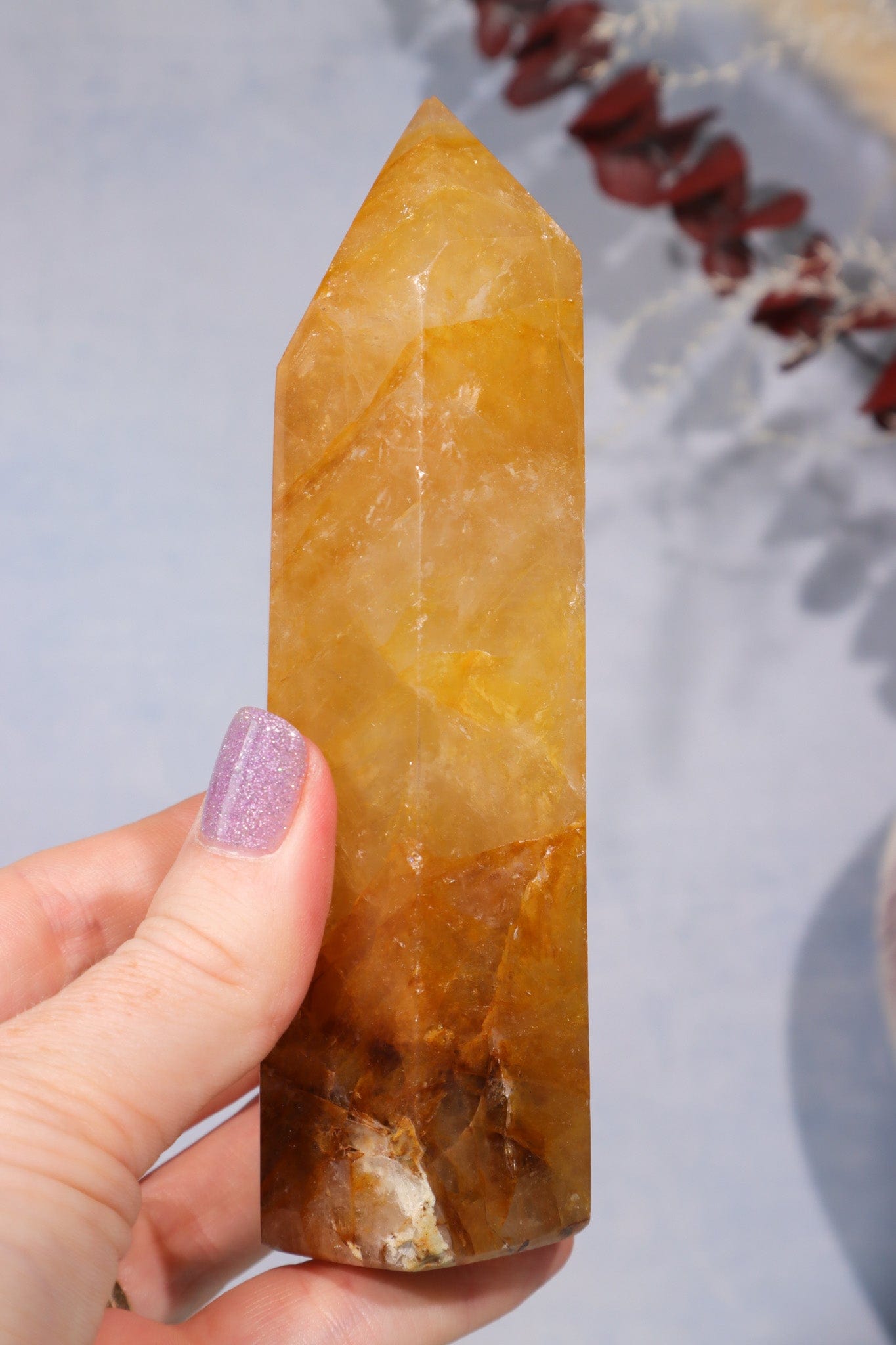Golden Healer Quartz Tower 13cm Towers Tali & Loz Crystals