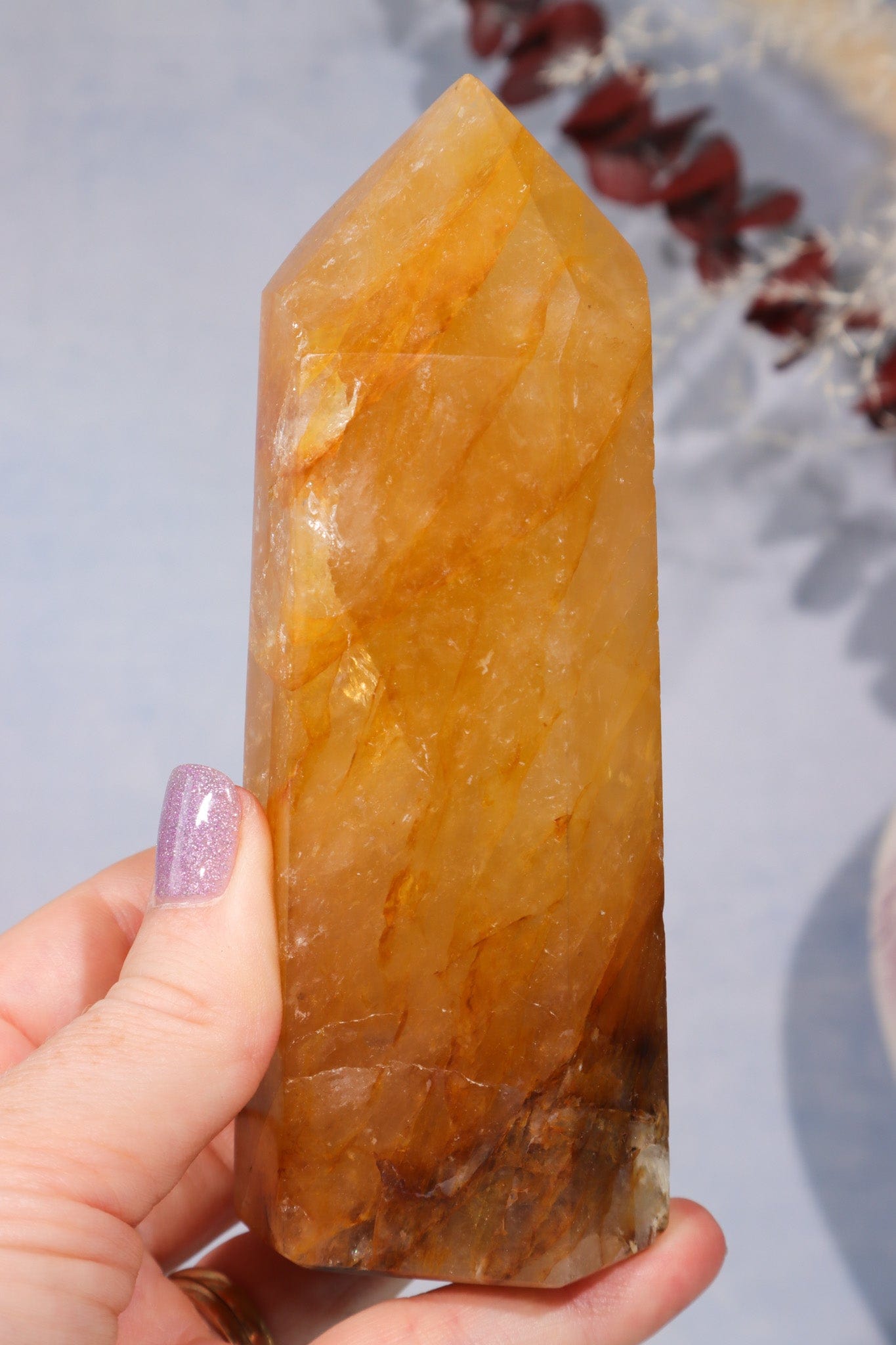Golden Healer Quartz Tower 13cm Towers Tali & Loz Crystals