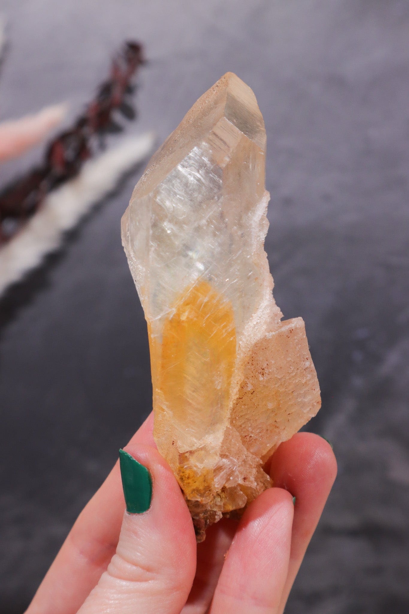Golden Phantom Selenite Rough 154g Rough Crystals Tali & Loz Crystals