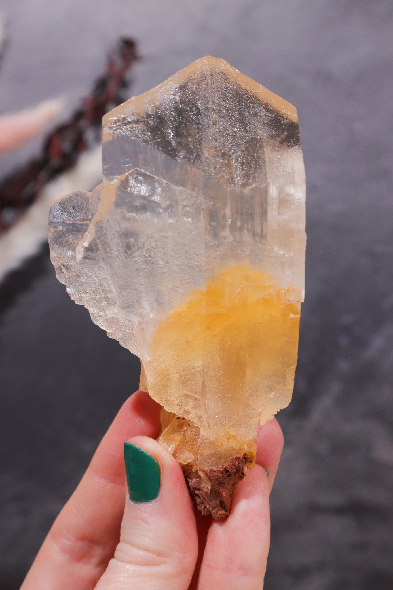 Golden Phantom Selenite Rough 154g Rough Crystals Tali & Loz Crystals