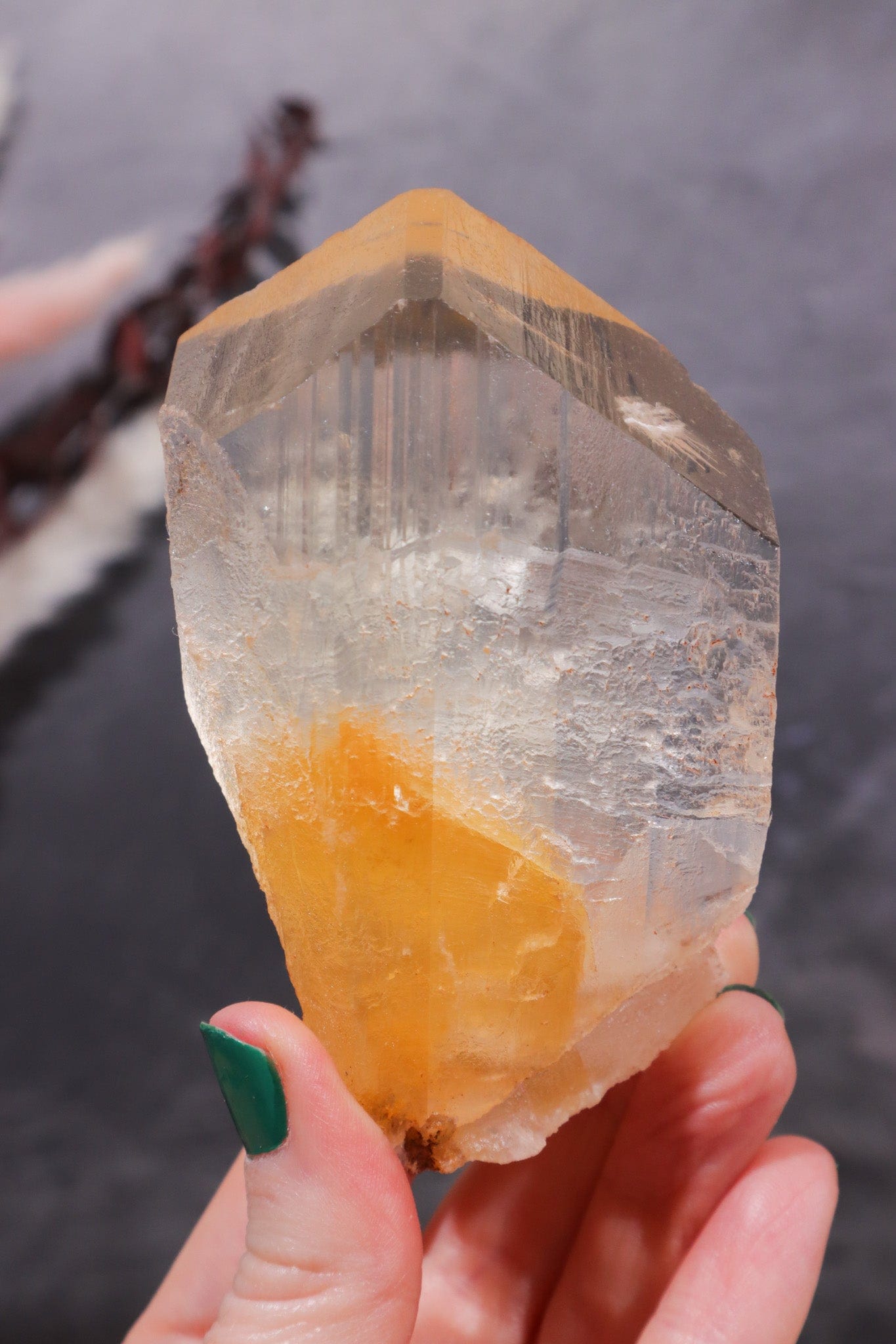 Golden Phantom Selenite Rough 219g Rough Crystals Tali & Loz Crystals