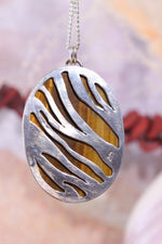 Golden Tigers Eye Necklace With Earrings, Handmade In The UK Jewellery Tali & Loz