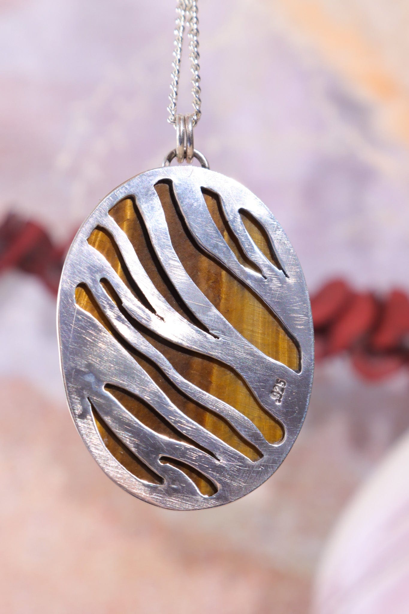 Golden Tigers Eye Necklace With Earrings, Handmade In The UK Jewellery Tali & Loz