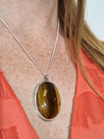 Golden Tigers Eye Necklace With Earrings, Handmade In The UK Jewellery Tali & Loz Crystals