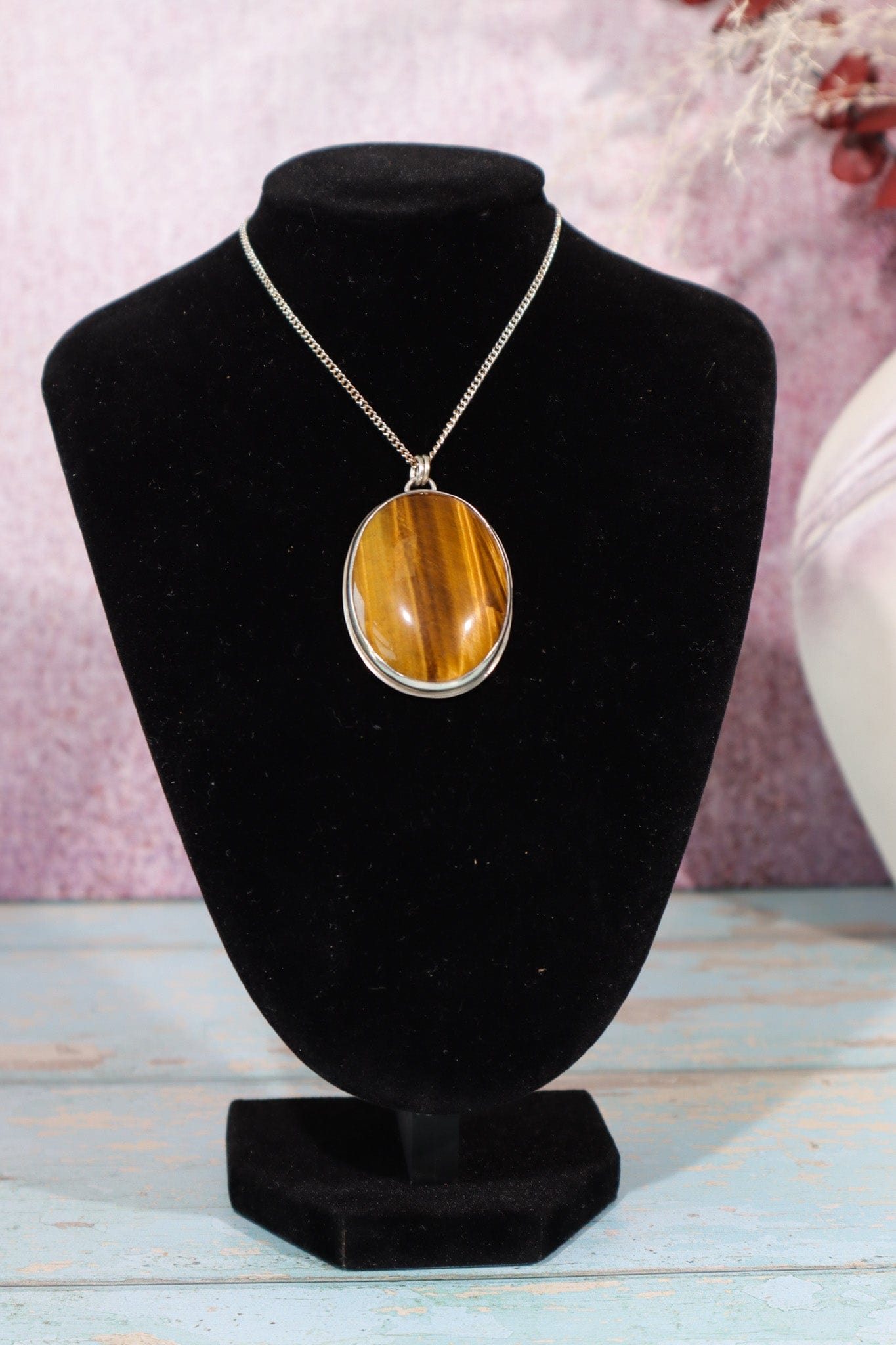 Golden Tigers Eye Necklace With Earrings, Handmade In The UK Jewellery Tali & Loz Crystals