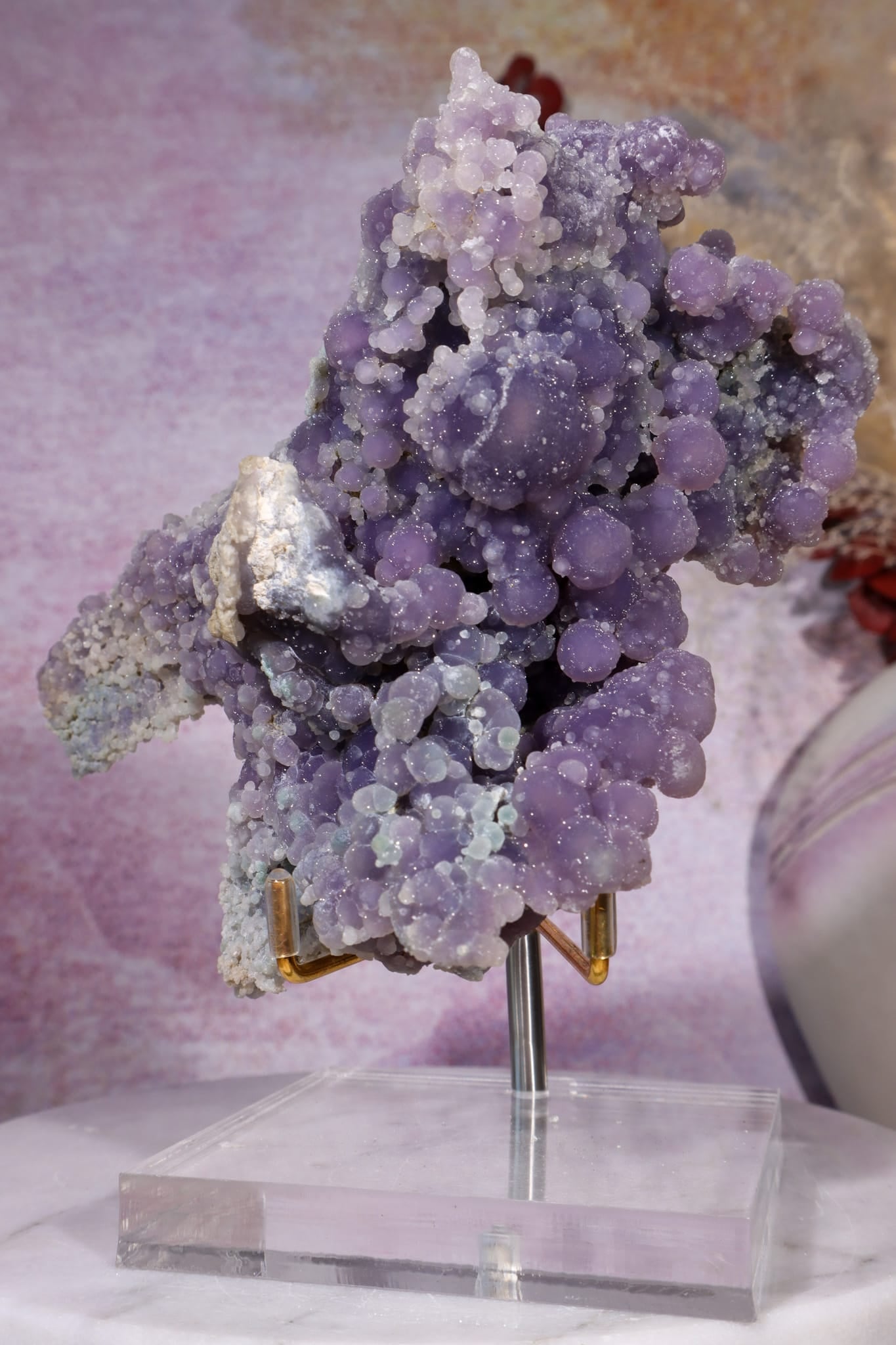 Grape Agate Specimen | 15cm | Indonesia Minerals Tali & Loz Crystals