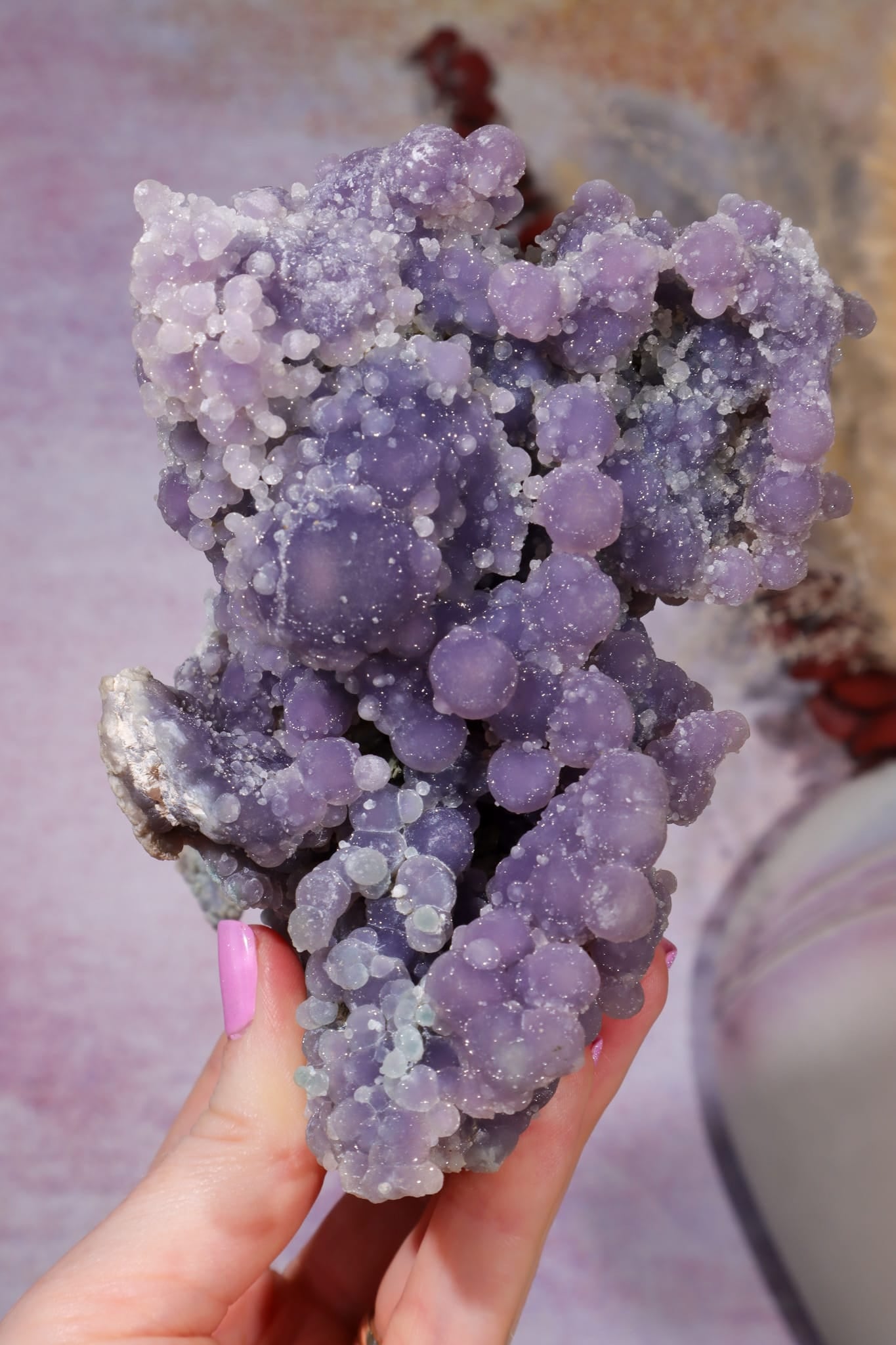 Grape Agate Specimen | 15cm | Indonesia Minerals Tali & Loz Crystals