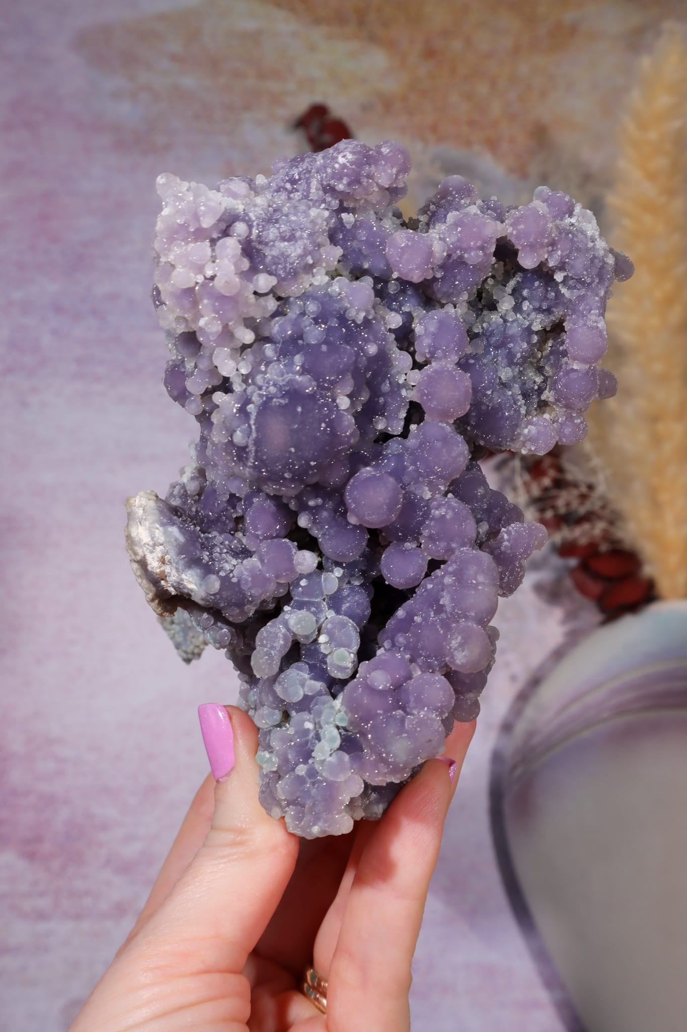 Grape Agate Specimen | 15cm | Indonesia Minerals Tali & Loz Crystals