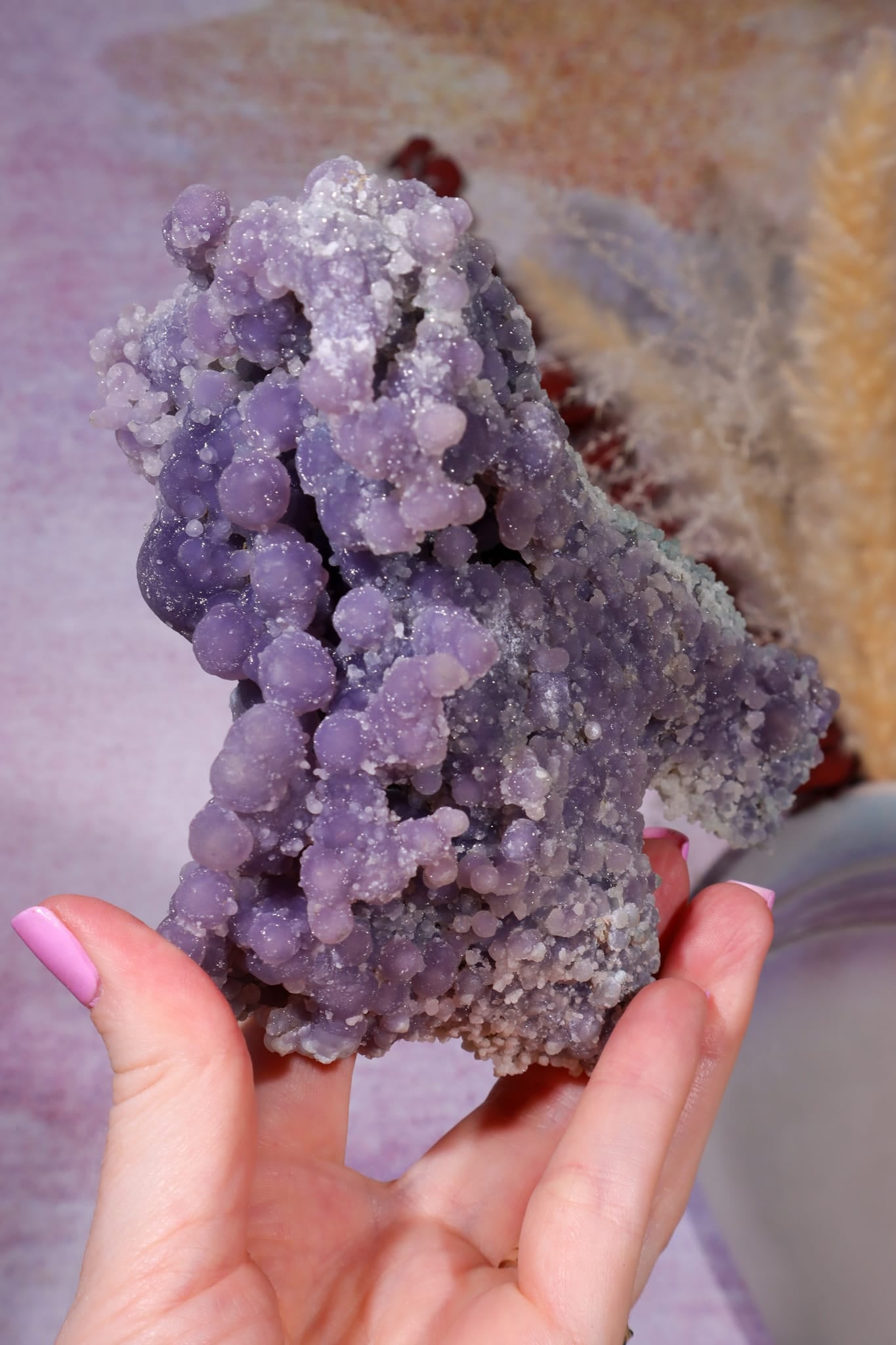 Grape Agate Specimen | 15cm | Indonesia Minerals Tali & Loz Crystals