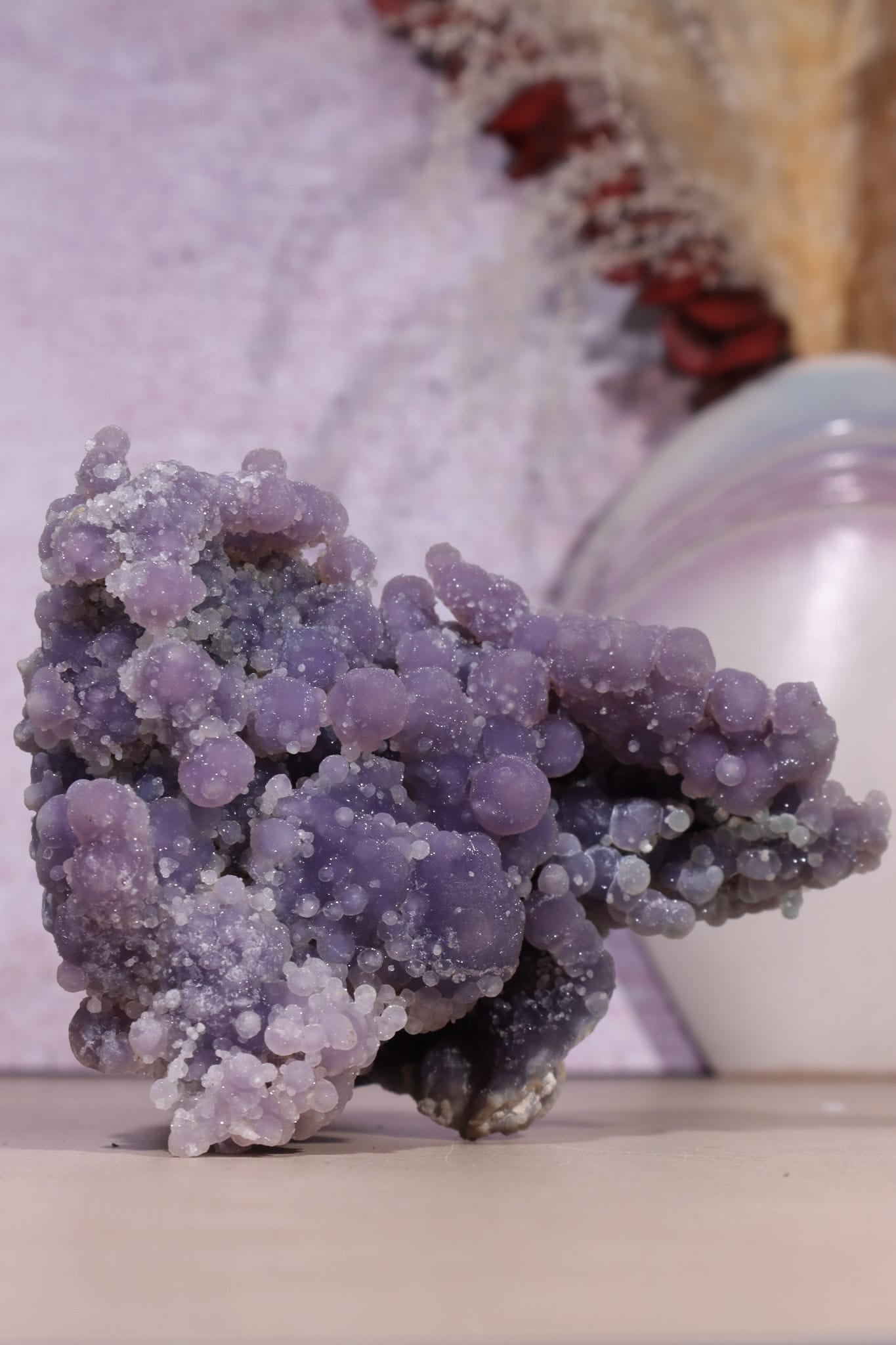 Grape Agate Specimen | 15cm | Indonesia Minerals Tali & Loz Crystals