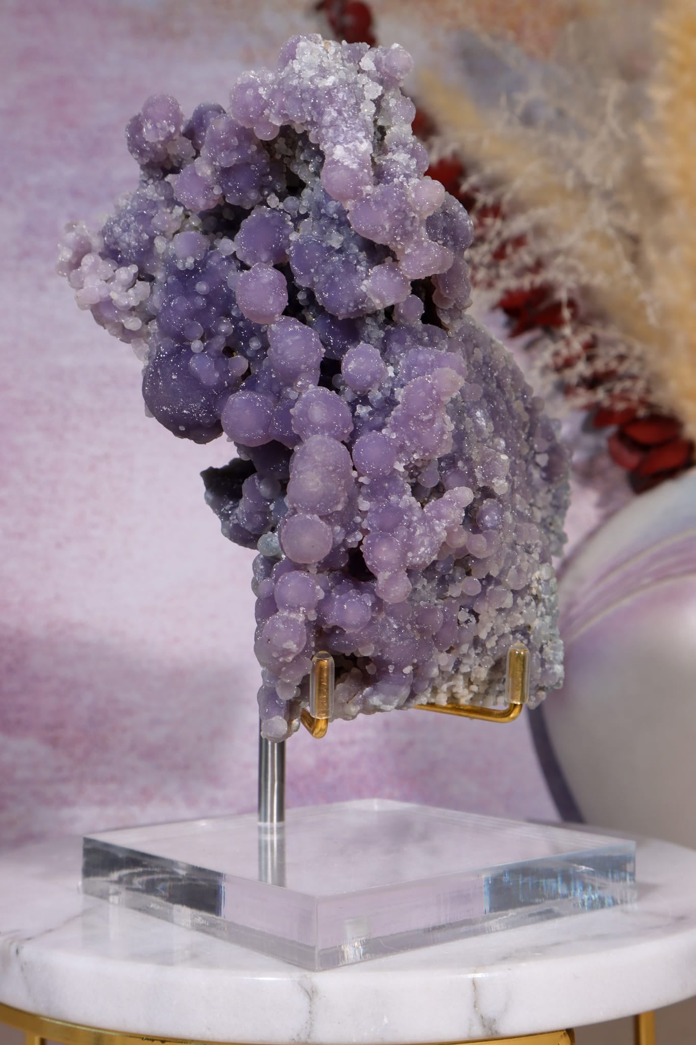 Grape Agate Specimen | 15cm | Indonesia Minerals Tali & Loz Crystals