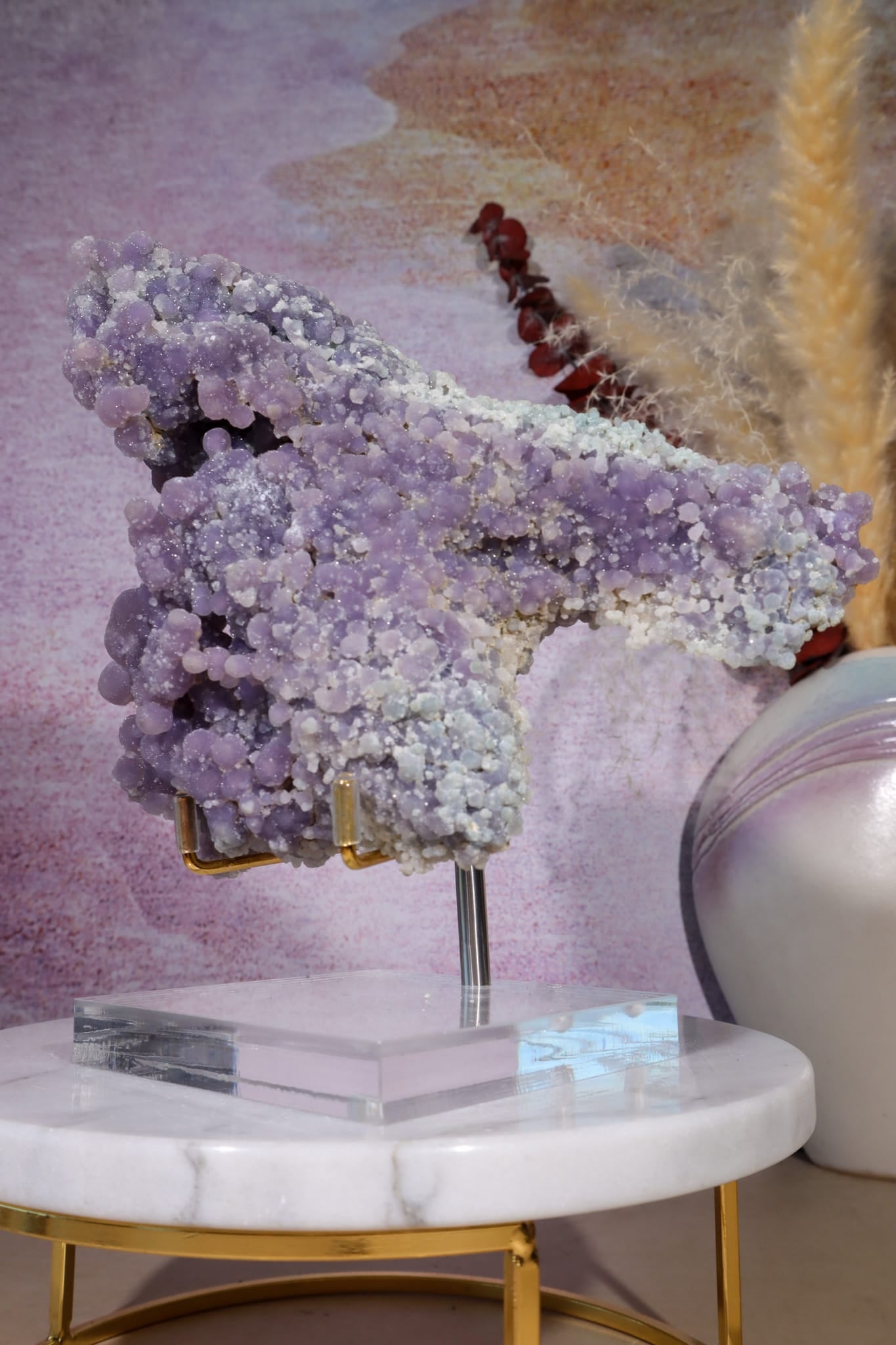 Grape Agate Specimen | 15cm | Indonesia Minerals Tali & Loz Crystals