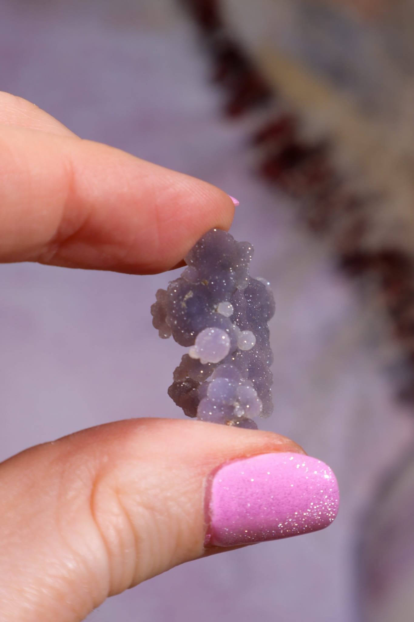Grape Agate Specimen | 2.5cm | Indonesia Minerals Tali & Loz Crystals