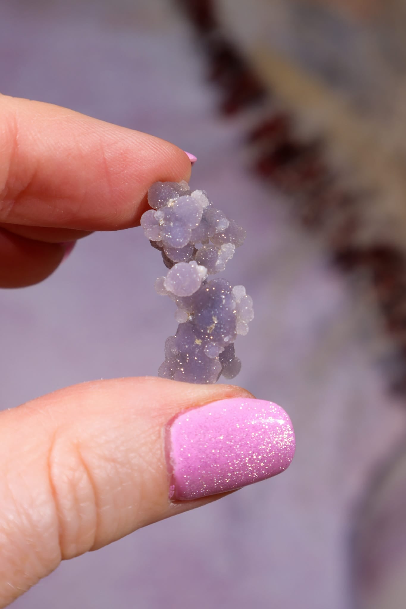 Grape Agate Specimen | 2.5cm | Indonesia Minerals Tali & Loz Crystals