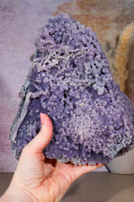 Grape Agate Specimen 20.5cm, Indonesia, Sold as Seen Minerals Tali & Loz Crystals