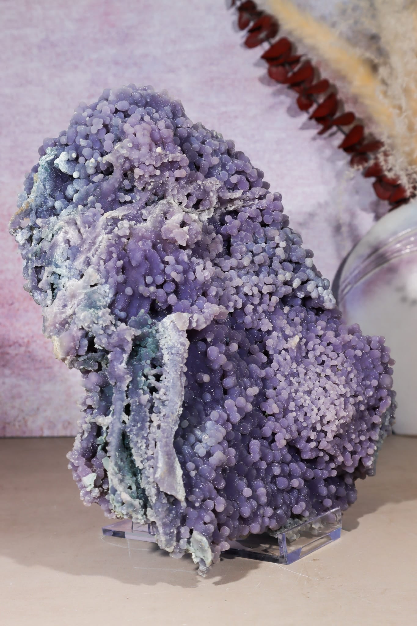 Grape Agate Specimen 20.5cm, Indonesia, Sold as Seen Minerals Tali & Loz Crystals