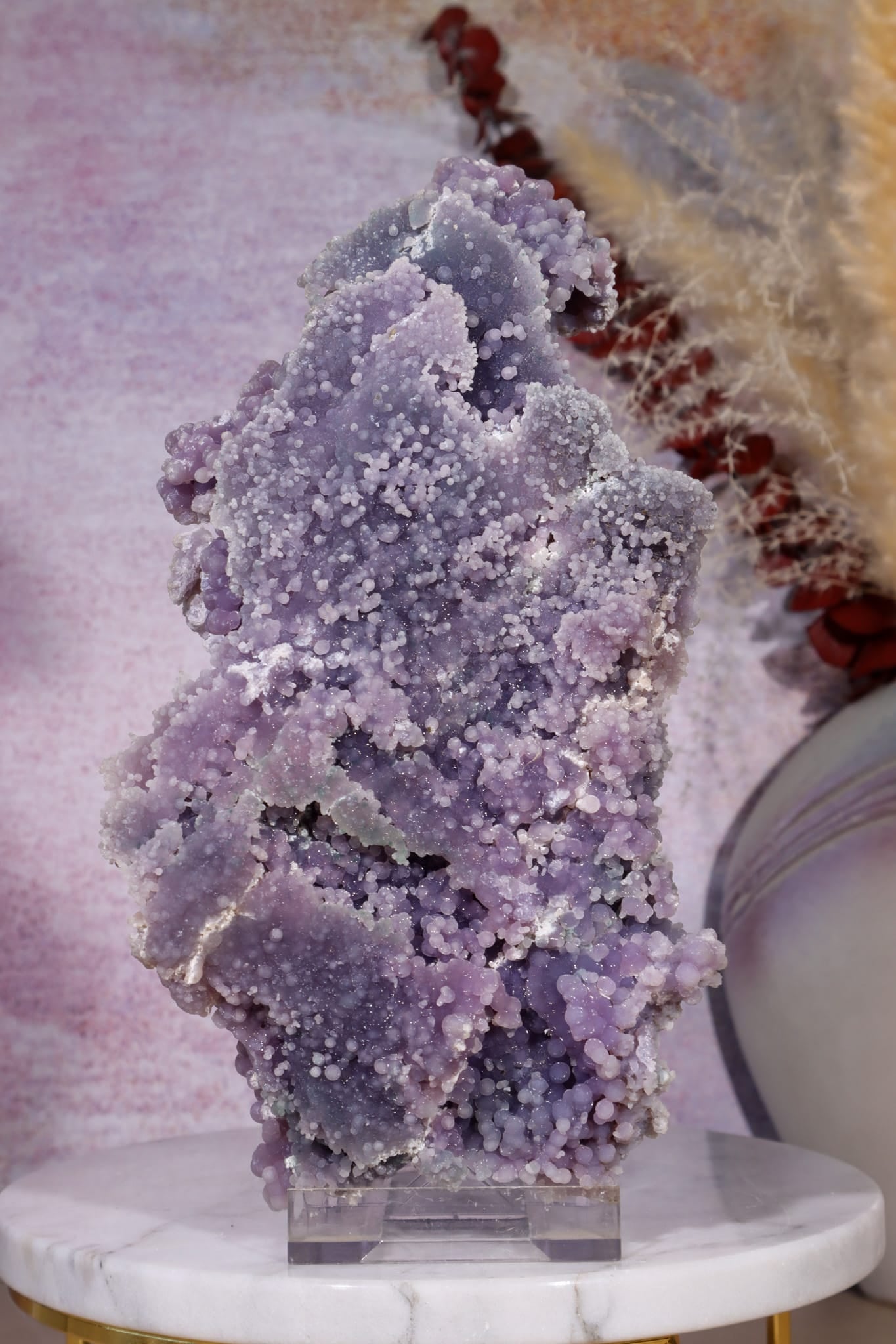 Grape Agate Specimen | 20cm | Indonesia Minerals Tali & Loz Crystals