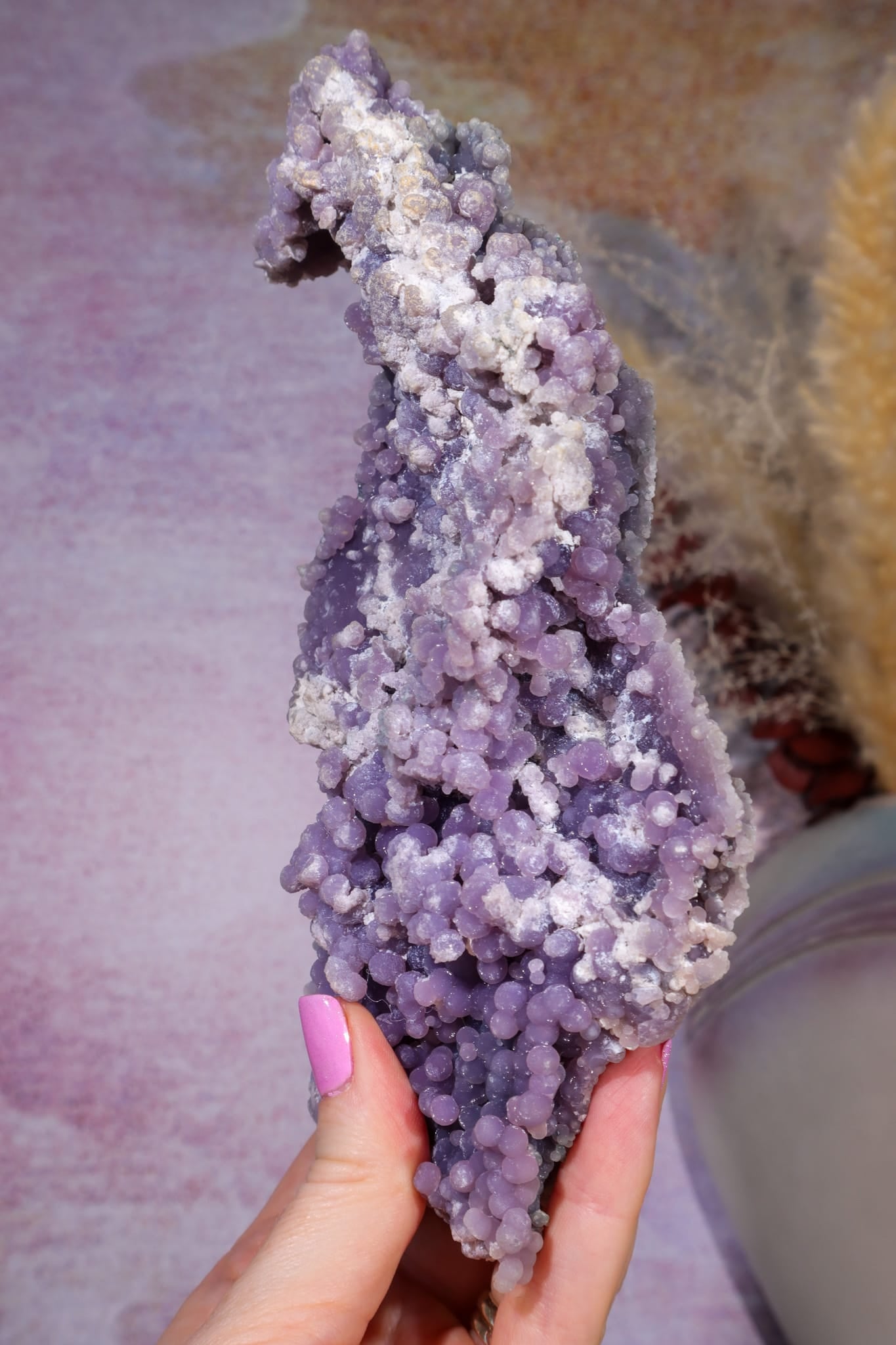 Grape Agate Specimen | 20cm | Indonesia Minerals Tali & Loz Crystals